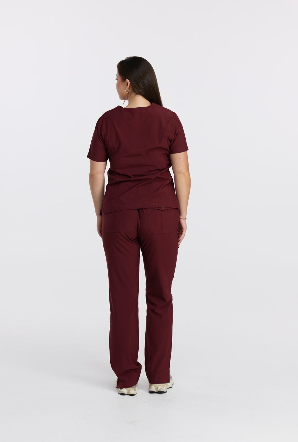 ESSENTIAL SCRUB SET - VELVET BURGUNDY
