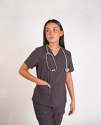 ESSENTIAL SCRUB SET - ESPRESSO BROWN
