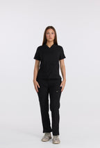 ESSENTIAL SCRUB SET - CARBON BLACK