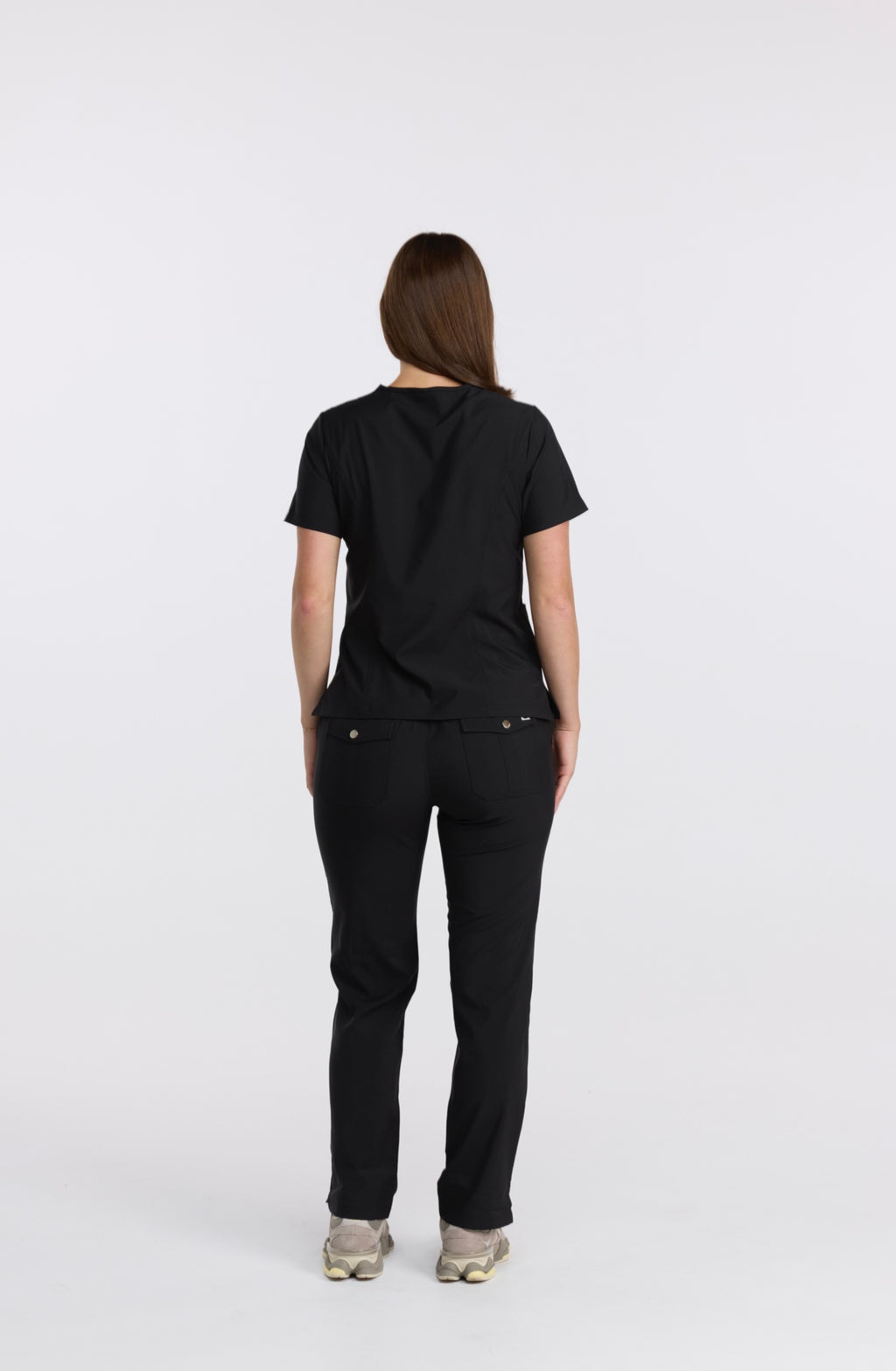 ESSENTIAL SCRUB SET - CARBON BLACK