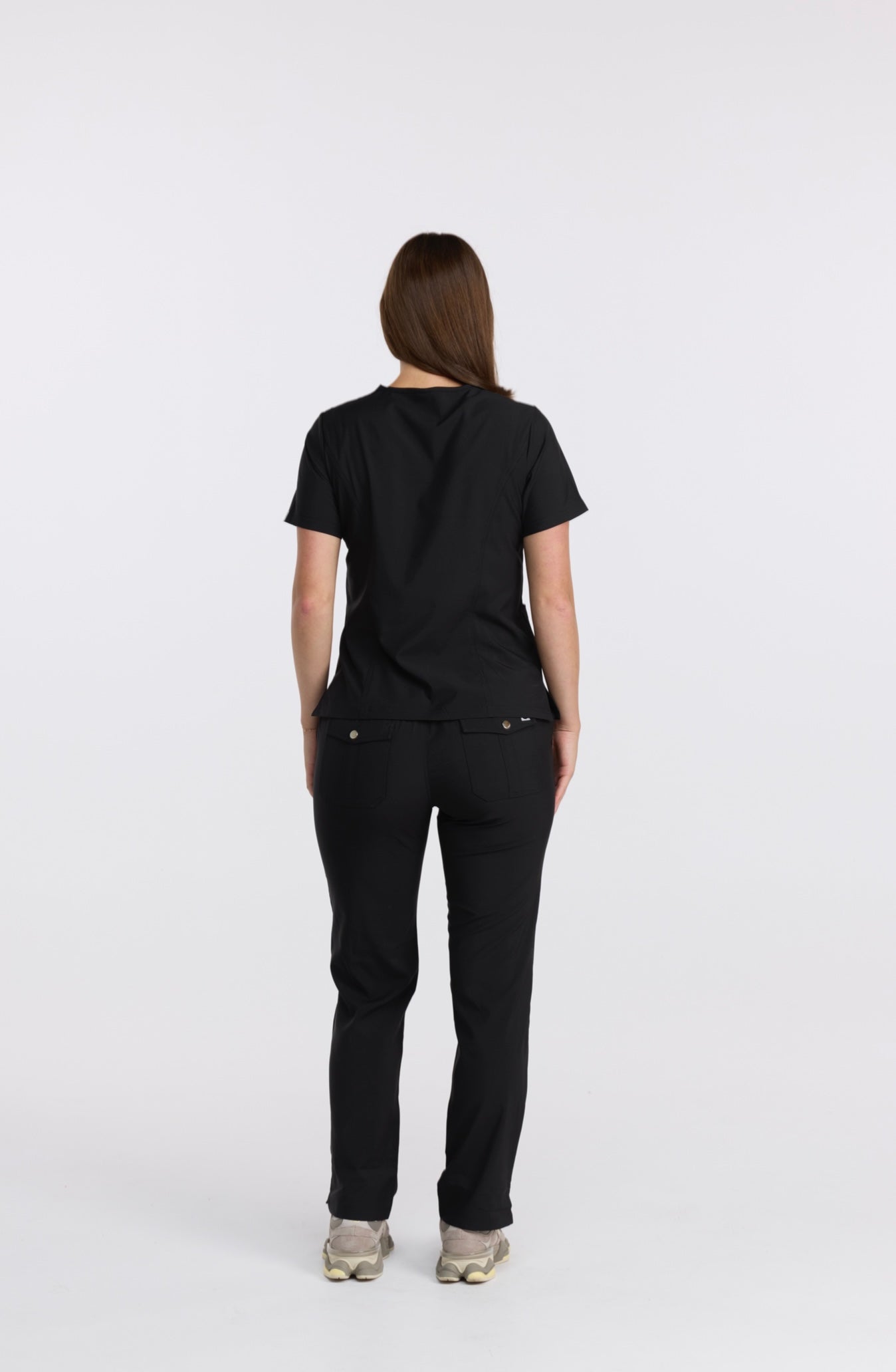 ESSENTIAL SCRUB SET - CARBON BLACK