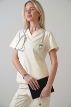 ESSENTIAL SCRUB SET - BUTTER YELLOW