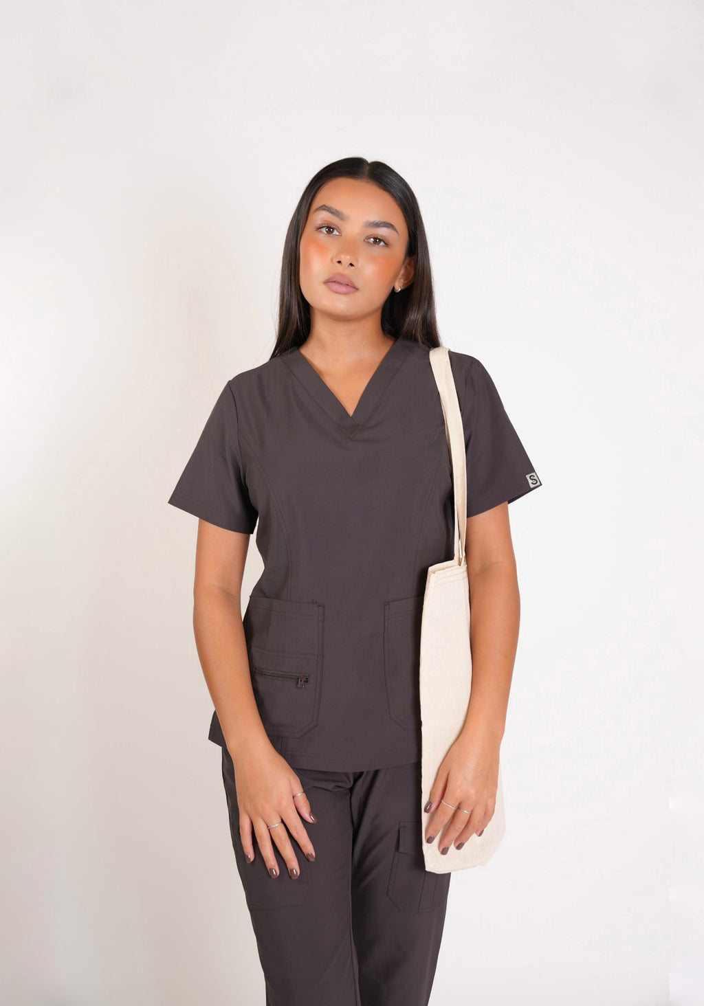 ESSENTIAL SCRUB SET - ESPRESSO BROWN