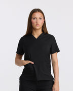 ESSENTIAL SCRUB SET - CARBON BLACK